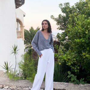 The Group by BABATON | Aritzia Tessin Sweater Soft Alpaca Wool Cropped | Sz. S